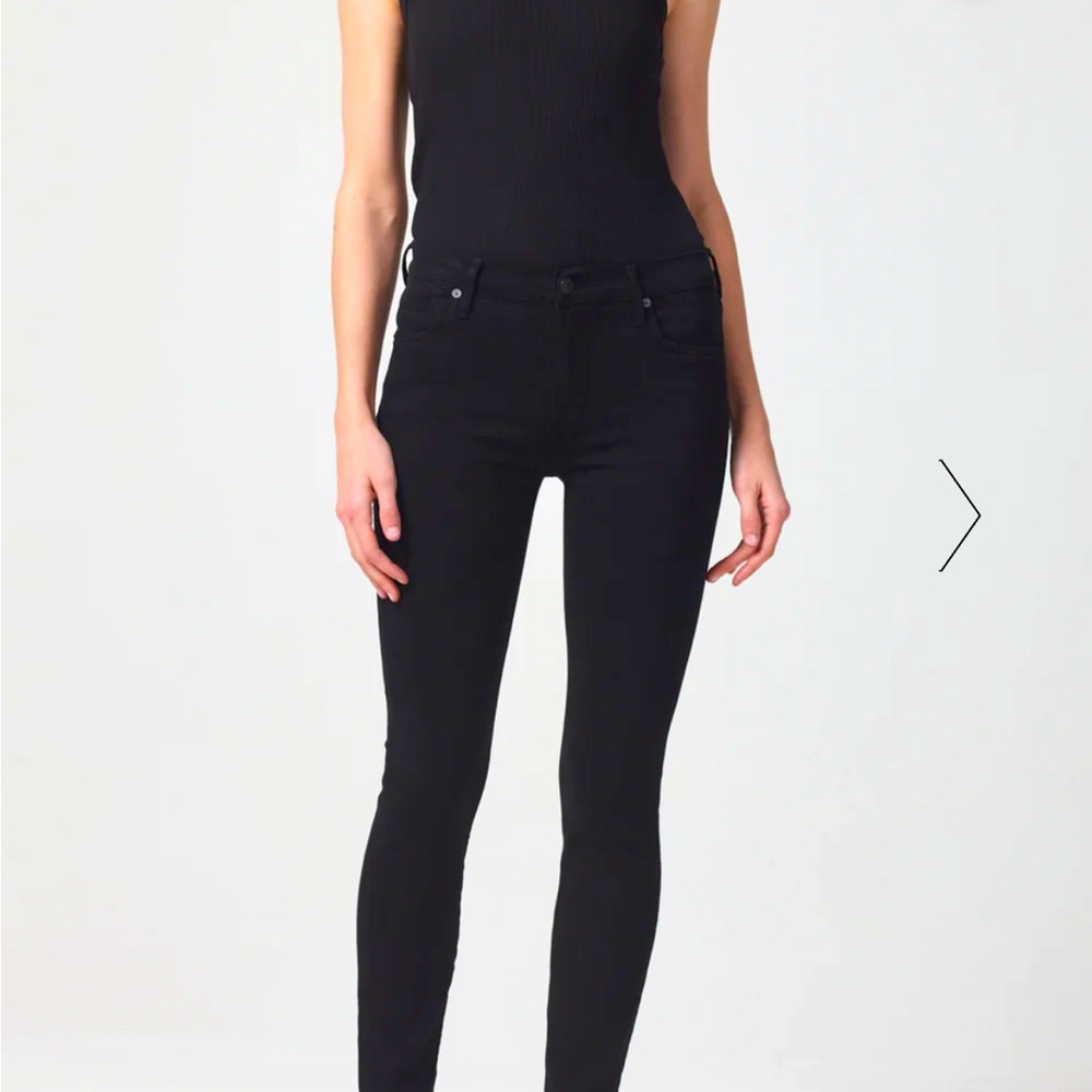 Citizen of Humanity rocket crop high rise skinny size 27